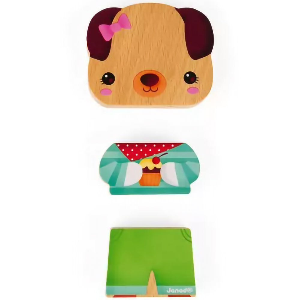 Janod Funny Magnets Husdjur Magnetset