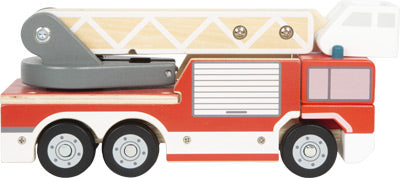small foot Brandbil i trä med stege