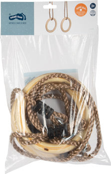 small foot Trä gymnastiska ringar