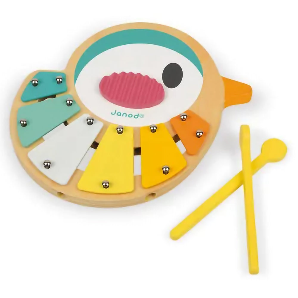 Janod Ren Fågel Xylo Flerfärgad