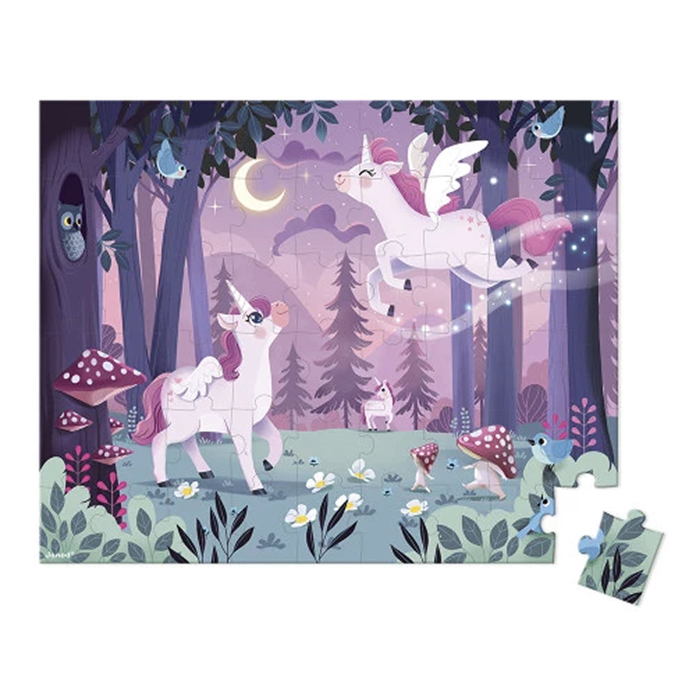 Janod - Puzzle - Unicorn (54 pieces)