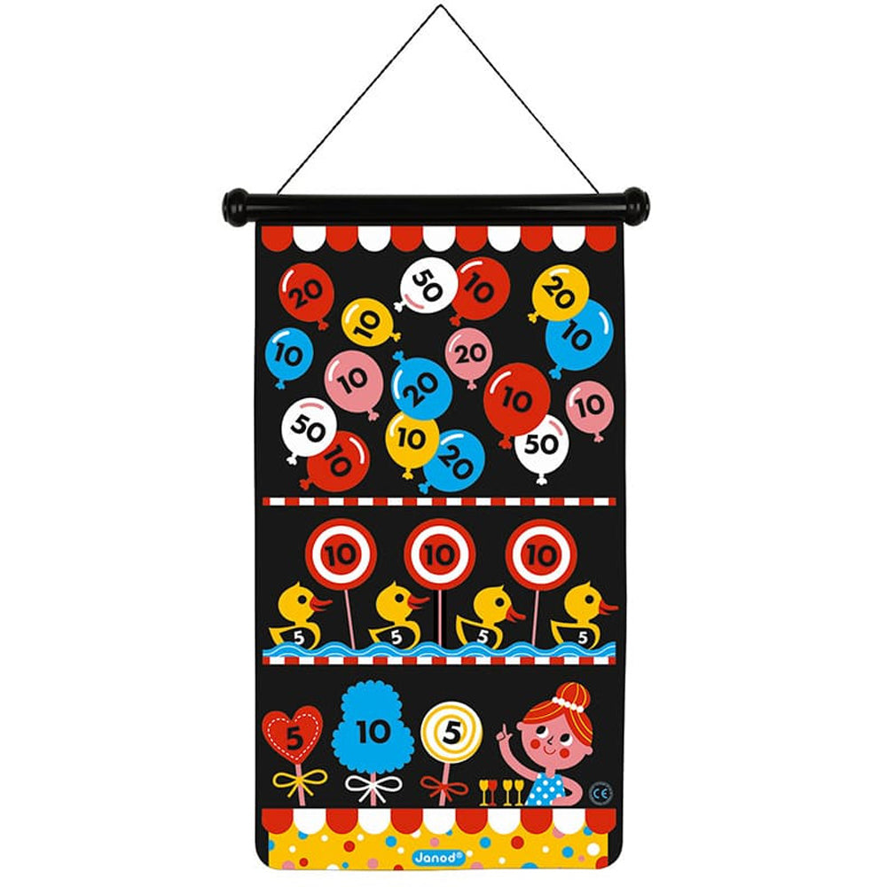 Janod - Magnetiskt dartspel- Fun Fair