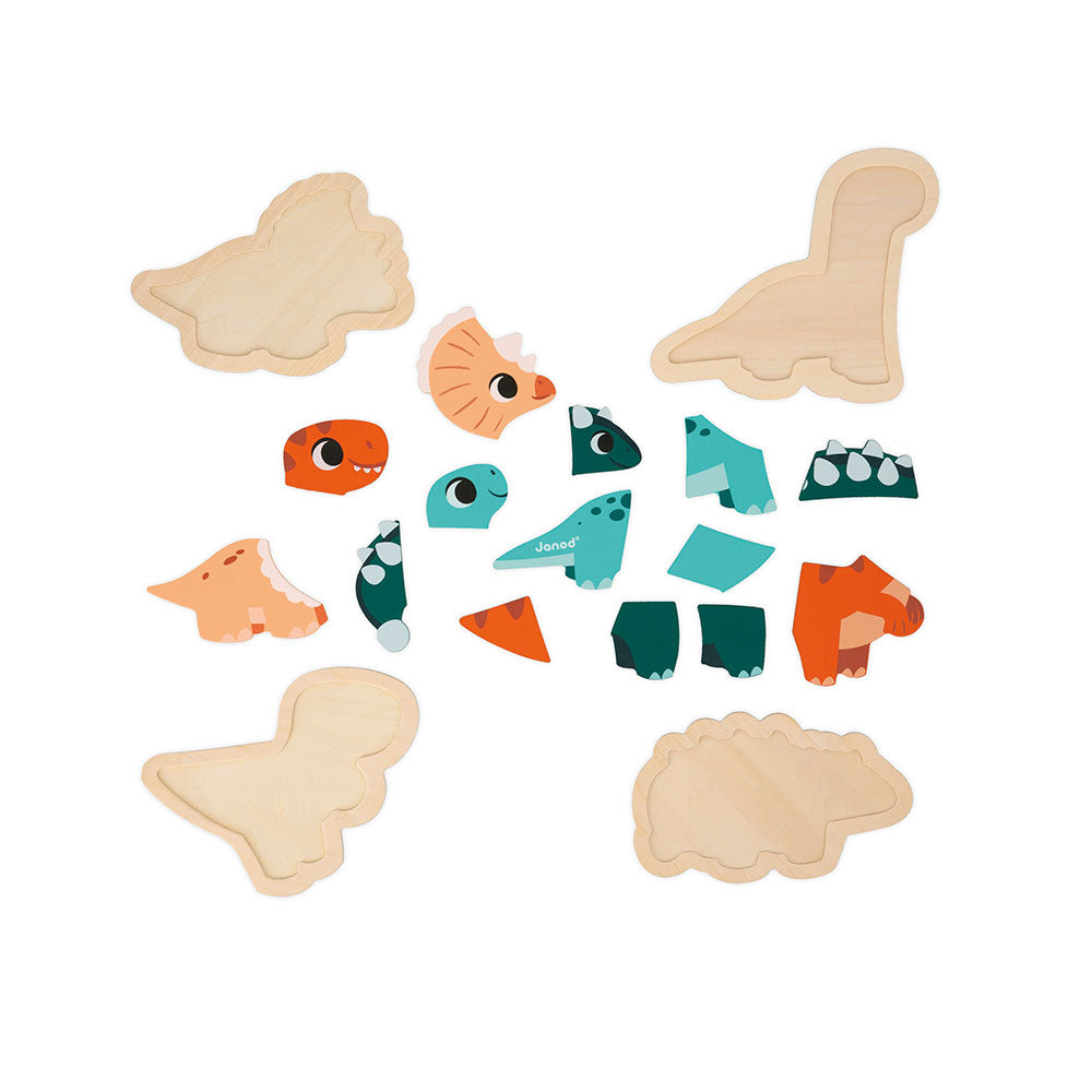 Puzzle - 4 Progressive - Dino