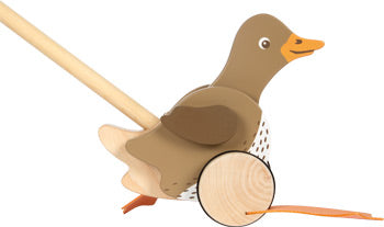 small foot Glidande anka med rörligt huvud