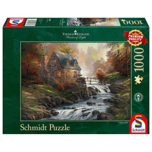 Puzzle - Thomas Kinkade: Cobblestone Mill (1000 pieces)
