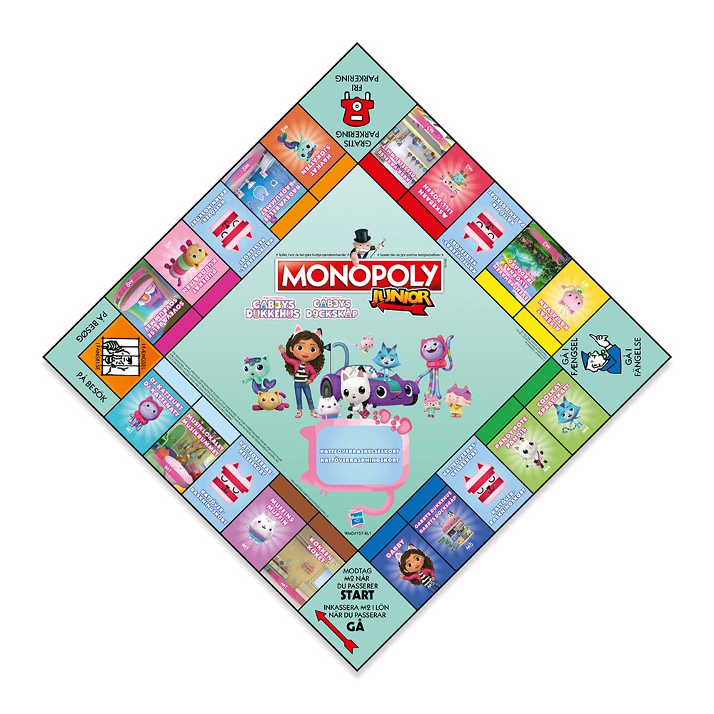 Winning Moves - Monopoly Junior - Gabby's Dollhouse (DA/SE)