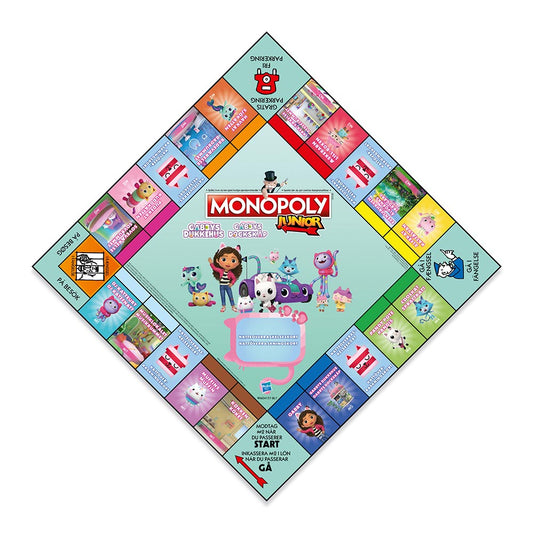 Winning Moves - Monopoly Junior - Gabby's Dollhouse (DA/SE)
