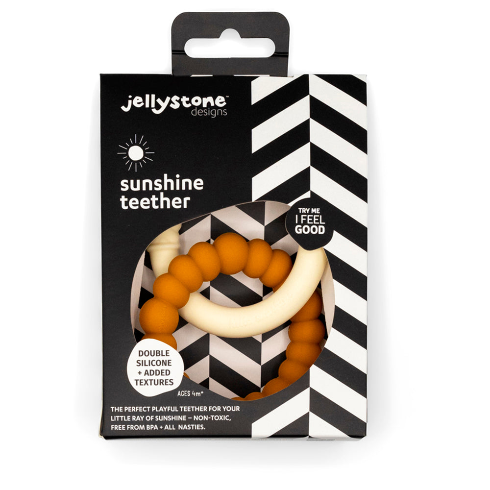 Jellystone Designs - Sunshine Teether - honey oatmeal