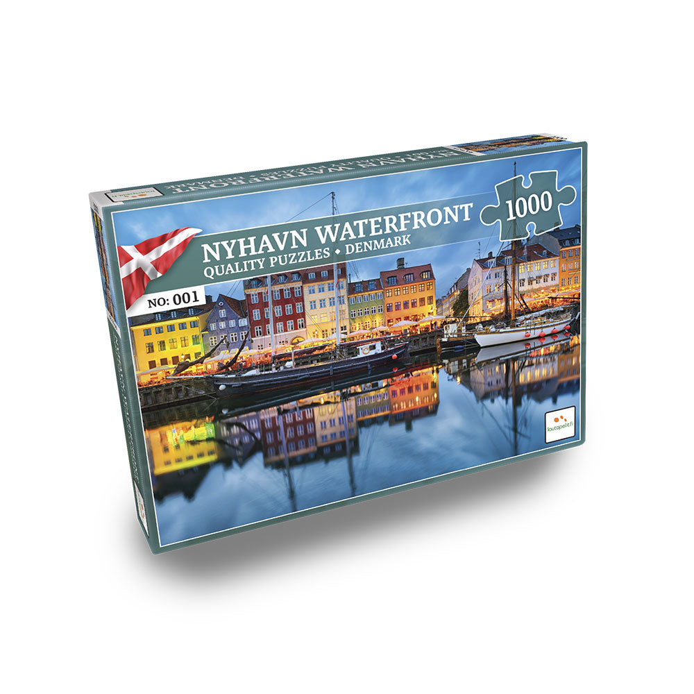 Nordic Quality Puzzles - DA:001 - Nyhavn Waterfront (1000 pieces)
