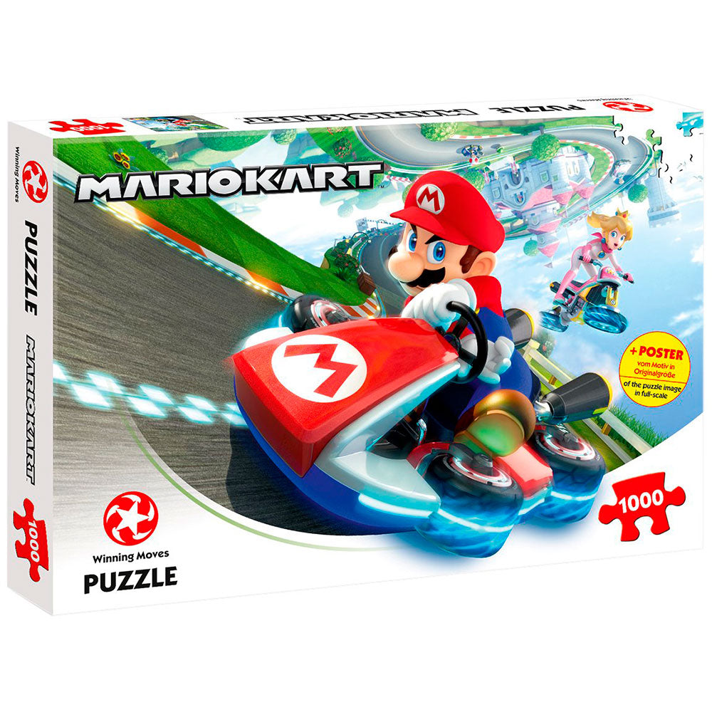 Winning Moves - Puzzle - Mario Kart: Funracer (1000 pieces)