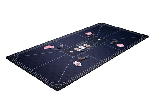 Pokermatta blå (177x89cm)
