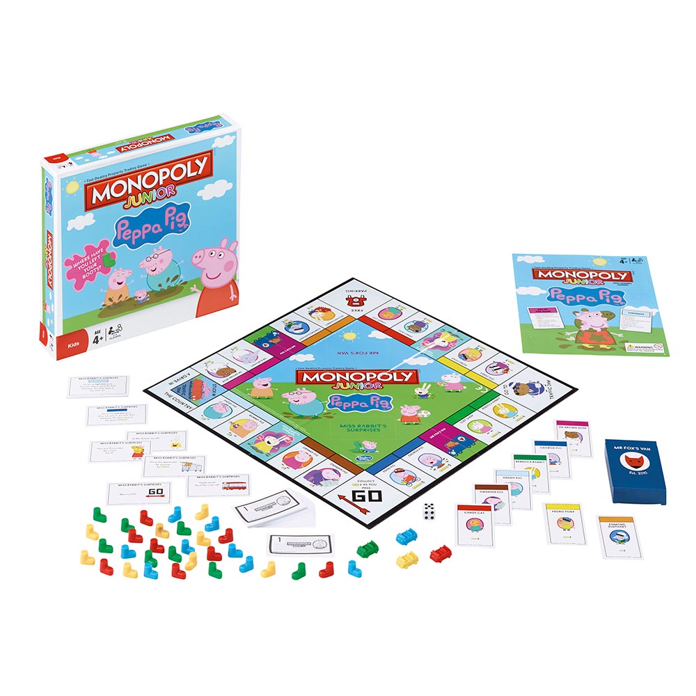 Winning Moves - Monopoly Junior - Peppa Pig/Gurli Gris (EN)