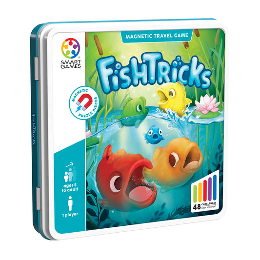 SmartGames: Magnetic Travel Tin - FishTricks (Nordic) (Display: 8)