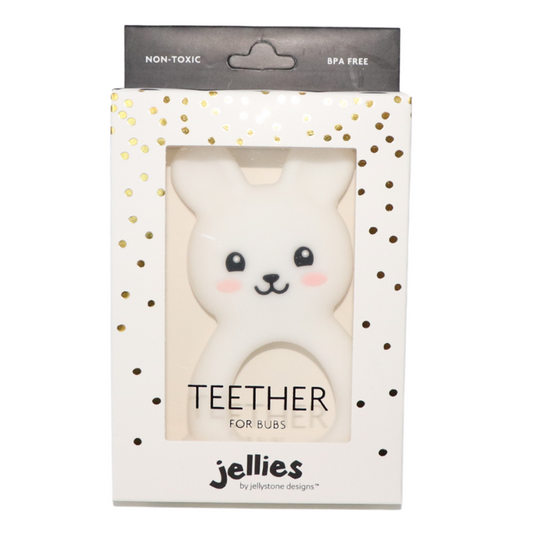Jellystone Designs - Bunny Teether - white