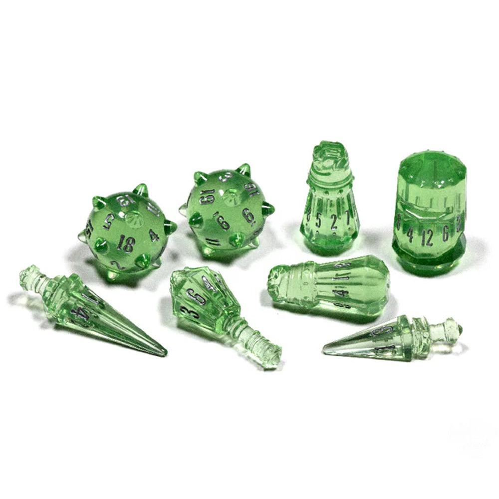 PolyHero Warrior 8 Dice Set Wraith Knight