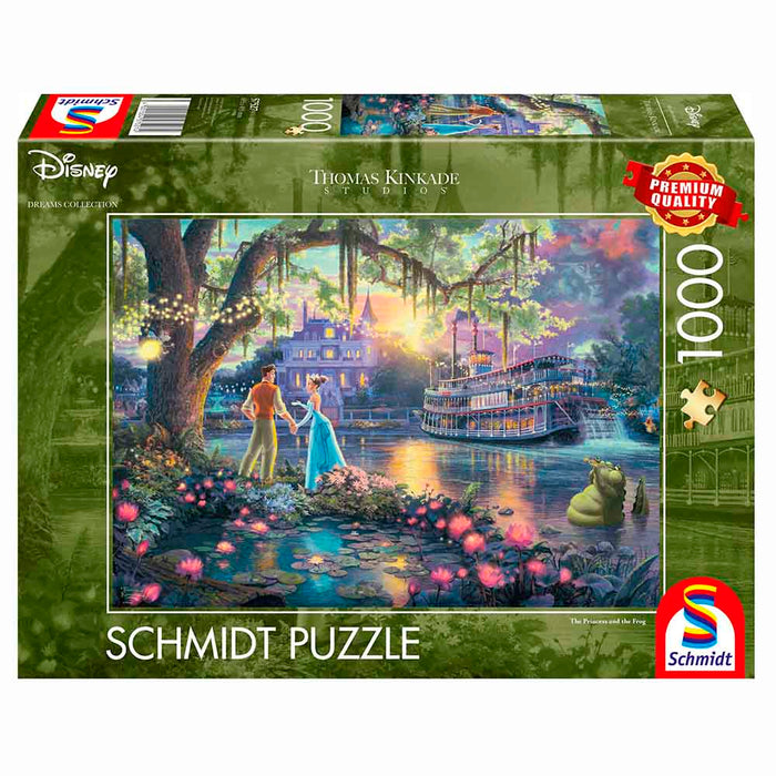 Puzzle - Thomas Kinkade: Disney - The Princess and the Frog (1000 pieces)