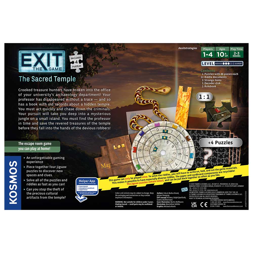 Kosmos - EXIT + PUZZLE: The Sacred Temple (EN)