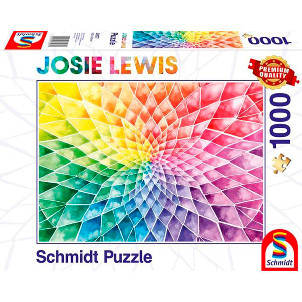 Puzzle - Josie Lewis: Colourful flower (1000 Pieces)