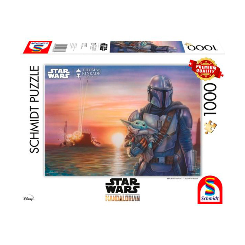 Puzzle - Thomas Kinkade: Star Wars - The Mandalorian A New Direction (1000 Pieces)