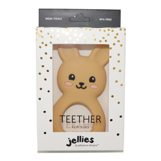 Jellystone Designs - Bunny Teether - tan
