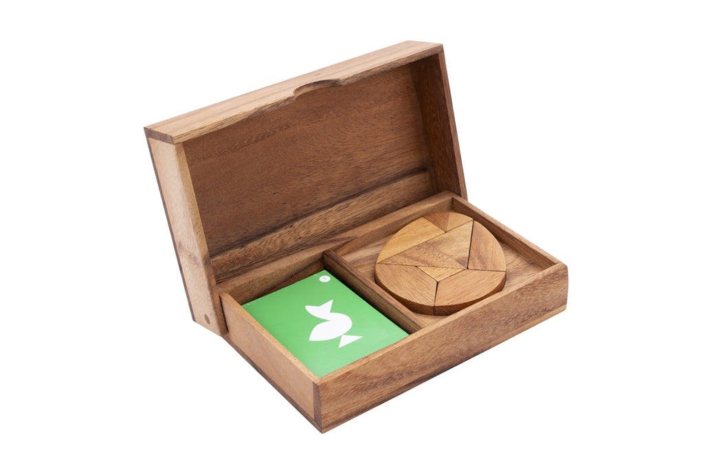 Engelhart - Dubbelt Tangramägg pussel