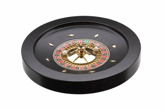 Roulette svart trä