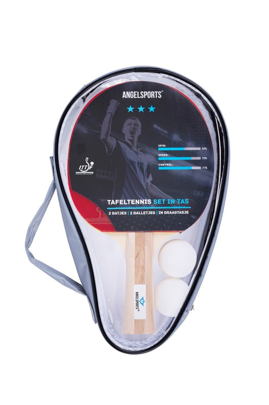 TT-set bordtennis 2 paddlar 2 bollar