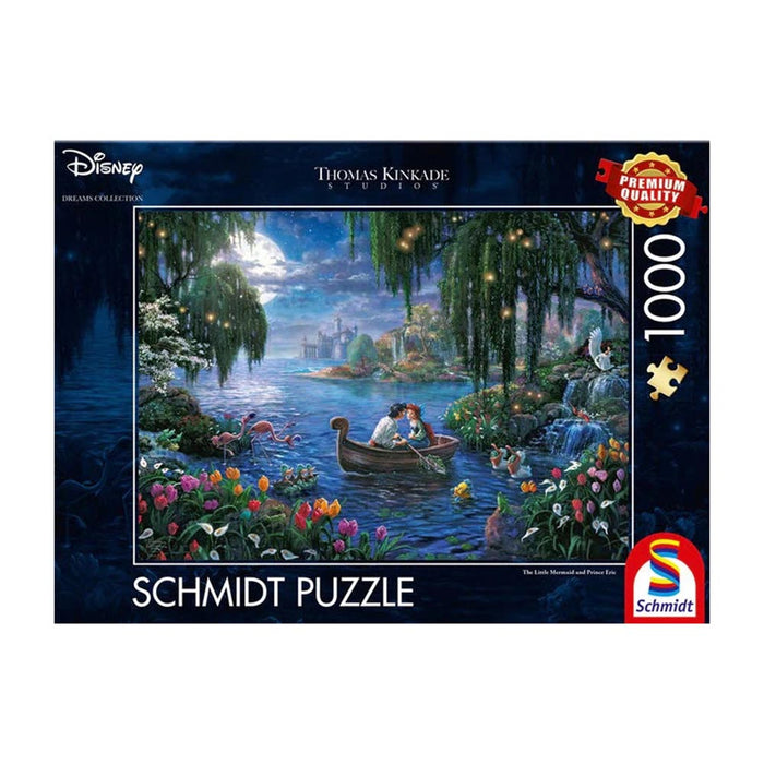 Puzzle - Thomas Kinkade: Disney The Little Mermaid and Prince Eric (1000 pieces)