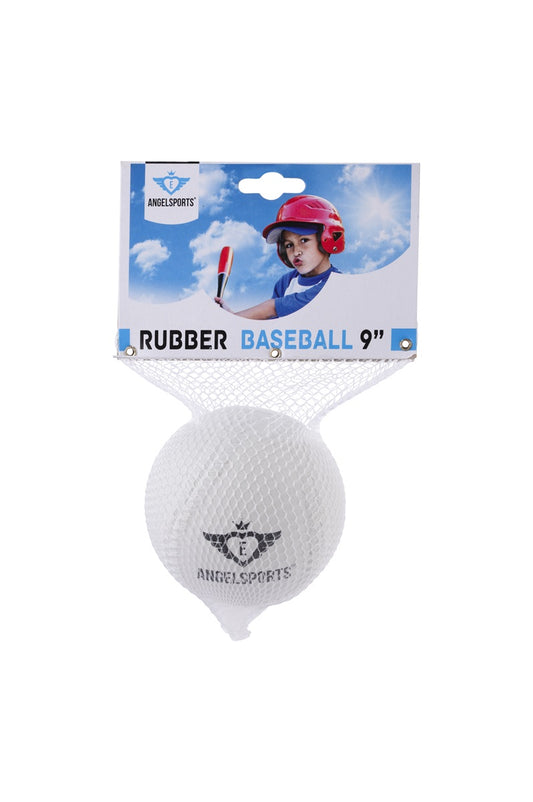 Gummi baseball 9 tum vit