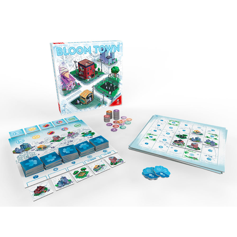 Spilbræt - Bloom Town (EN)