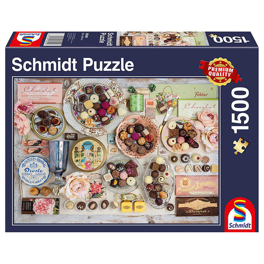 Puzzle - Nostalgic chocolates (1500 pieces)
