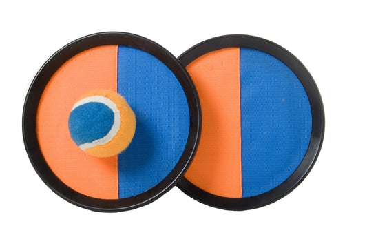 Fångbollsset med kardborreband