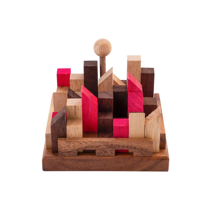 Engelhart - Stadspussel i akaciaträ