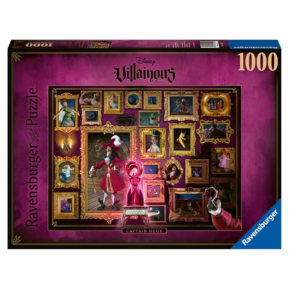 Ravensburger pussel - Puzzle: Villainous - Captain Hook (pussel 1000 bitar pieces)