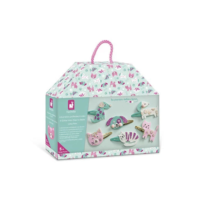 Glitter Hair Clips Little Pets