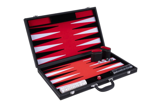 Backgammon med fodral