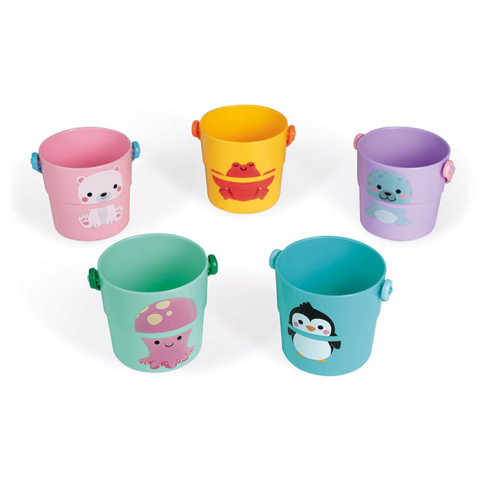 5 Activities Buckets - Bath Toy