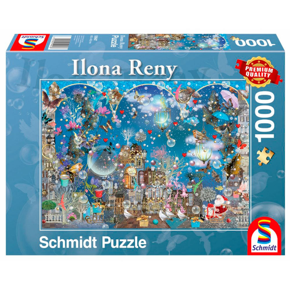 Puzzle - Blue sky of Christmas (1000 pieces)