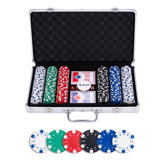 Pokerset med 300 marker