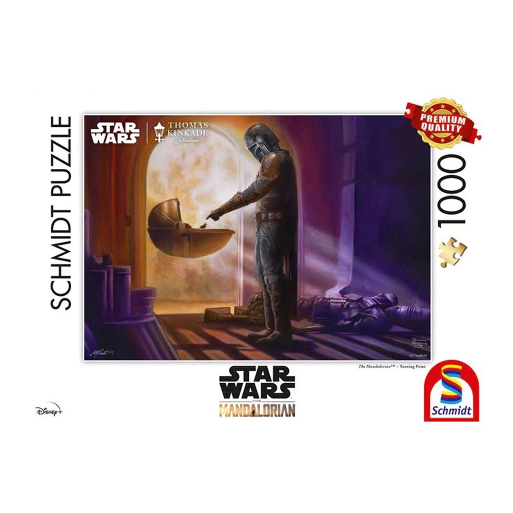 Puzzle - Thomas Kinkade: Star Wars The Mandalorian - Turning Point (1000 pieces)