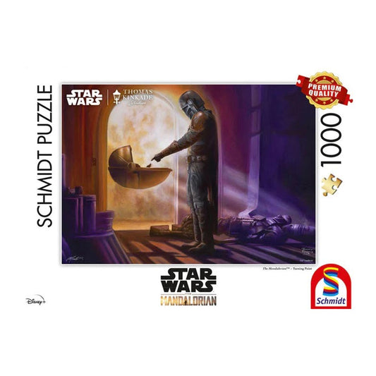 Puzzle - Thomas Kinkade: Star Wars The Mandalorian - Turning Point (1000 pieces)
