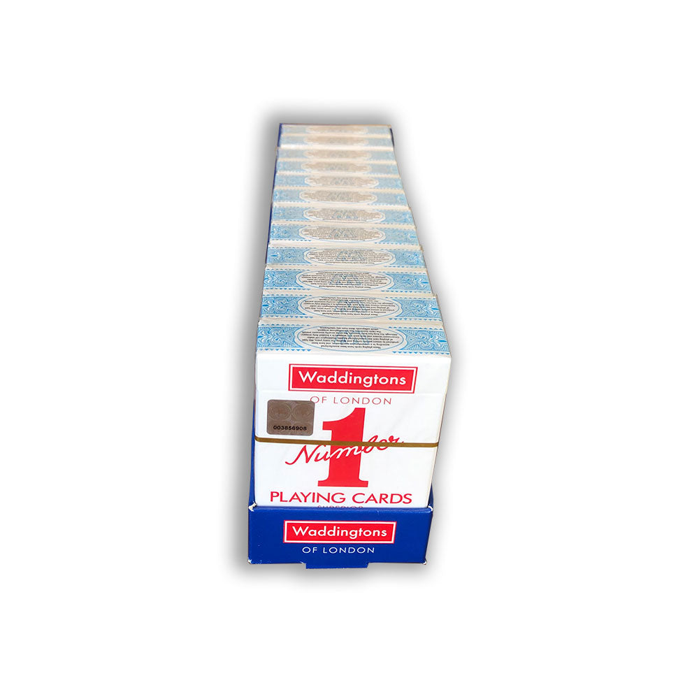 Winning Moves - Classic Red and Blue - Playing Cards (Single Face Display with 12 pieces)