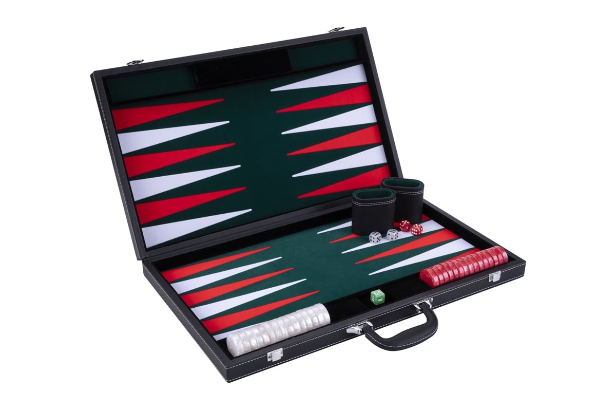 Backgammon med inlagt vilt